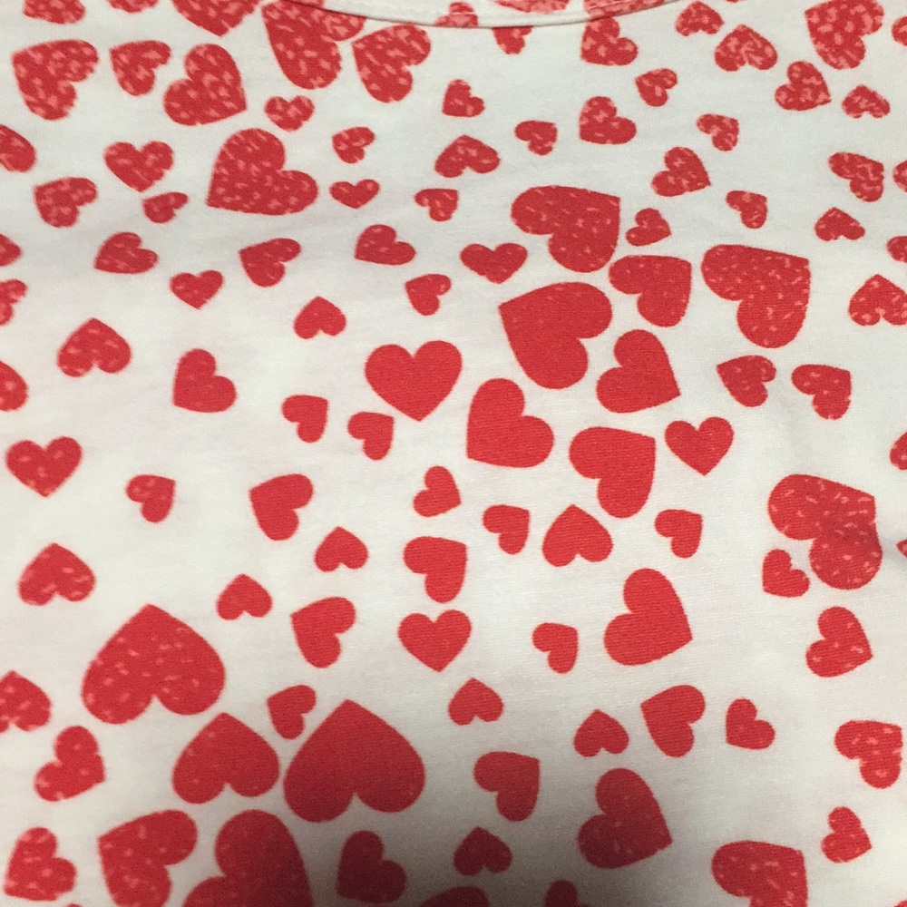 Super Cute Heart Lularoe Morgan top 3xl